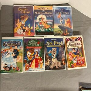 Vintage Disney VHS Collection - Classic Animated Movies